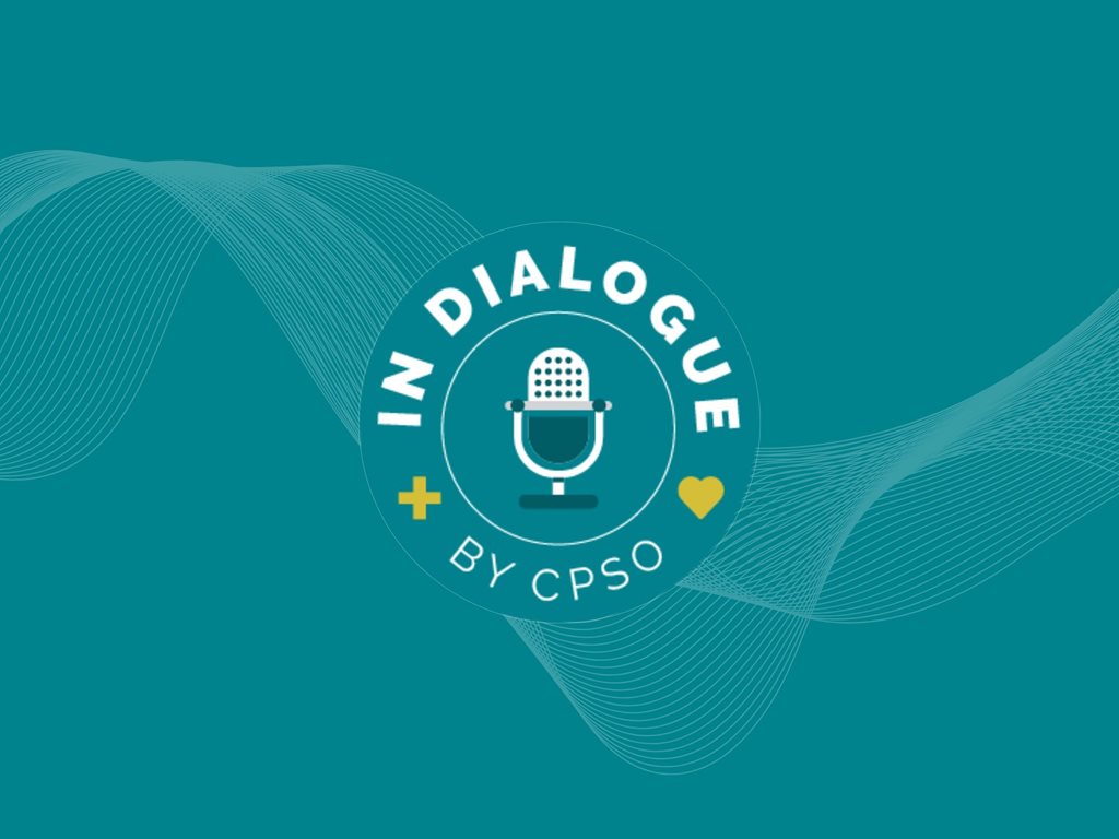 CPSO podcast logo on teal background.